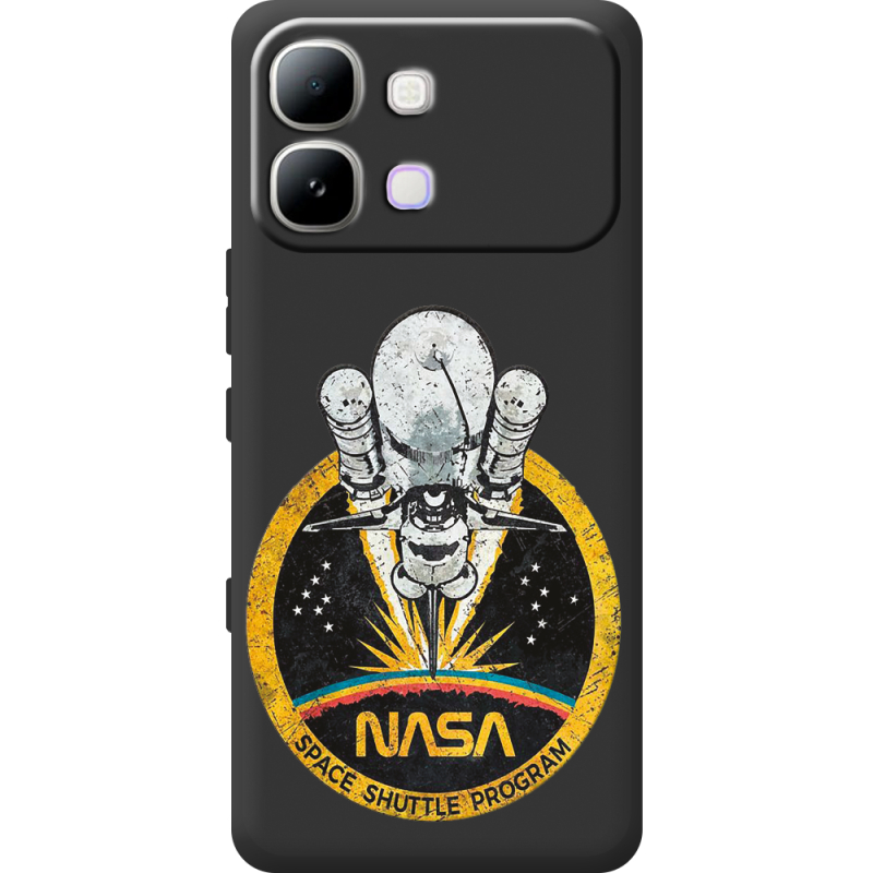 Чорний чохол BoxFace Infinix Note Edge NASA Spaceship