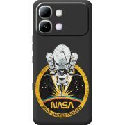 Чорний чохол BoxFace Infinix Note Edge NASA Spaceship