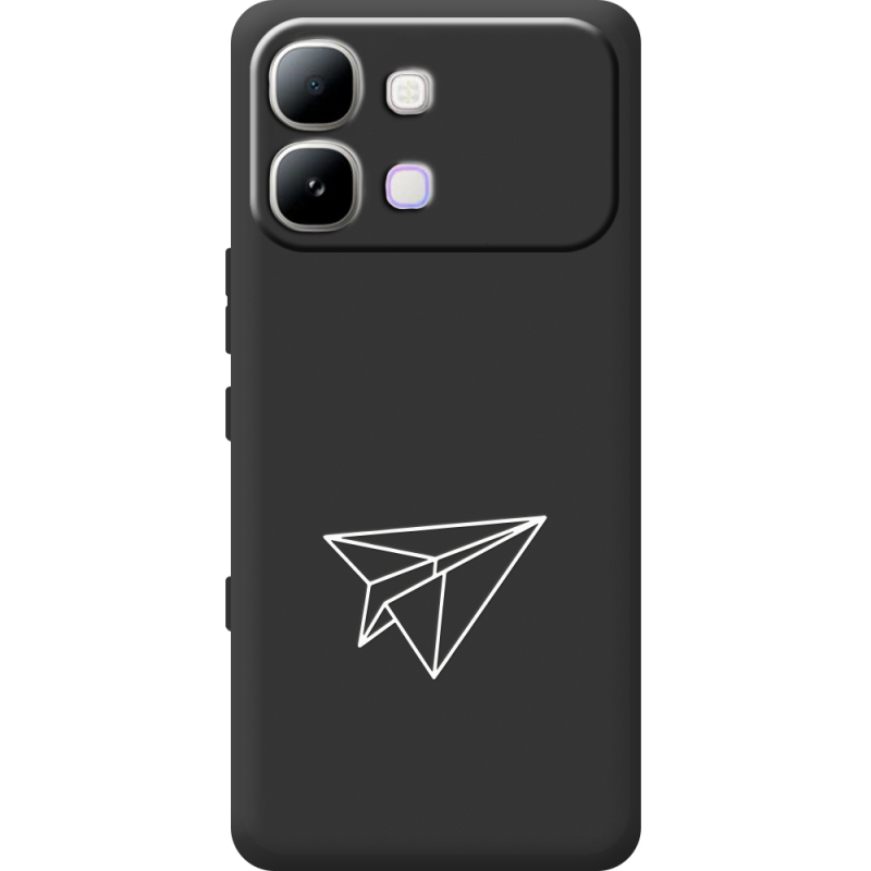 Чорний чохол BoxFace Infinix Note Edge Paper Plane