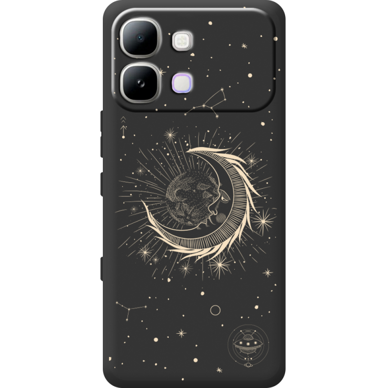 Чорний чохол BoxFace Infinix Note Edge Moon