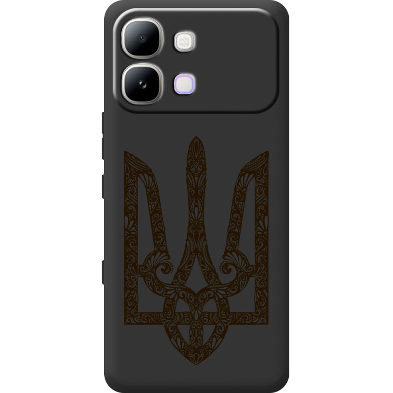 Чорний чохол BoxFace Infinix Note Edge Ukrainian Trident