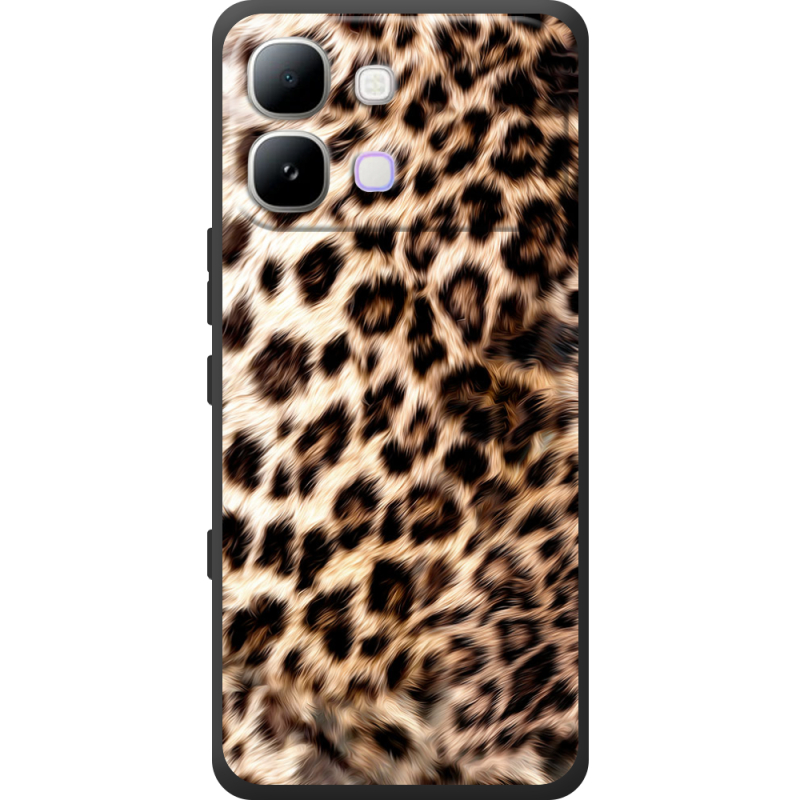 Чорний чохол BoxFace Infinix Note Edge Леопардовий