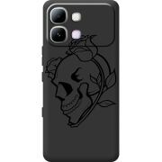 Чорний чохол BoxFace Infinix Note Edge Skull and Roses