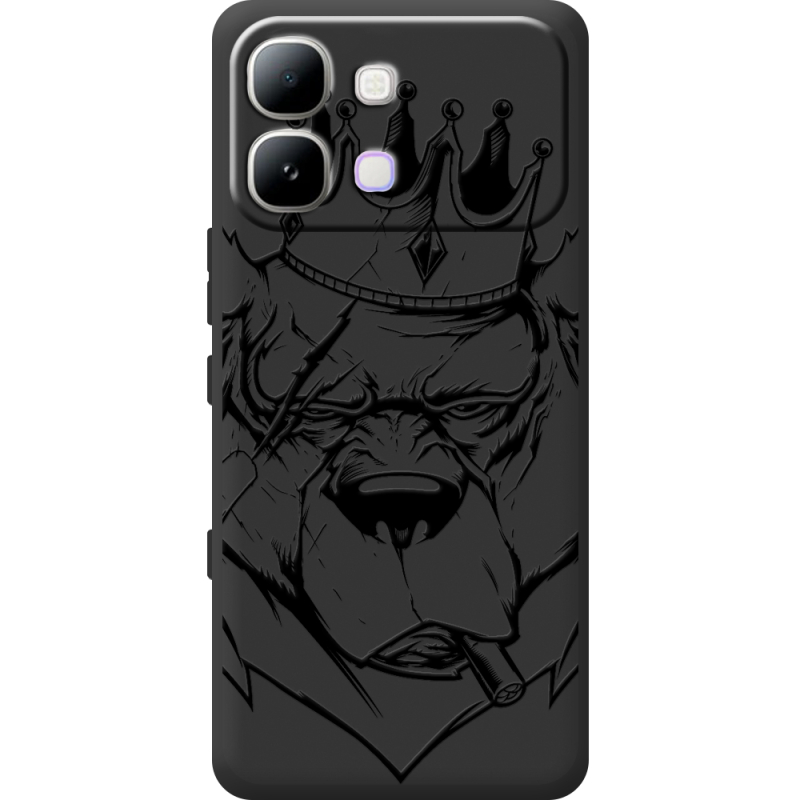 Чорний чохол BoxFace Infinix Note Edge Bear King