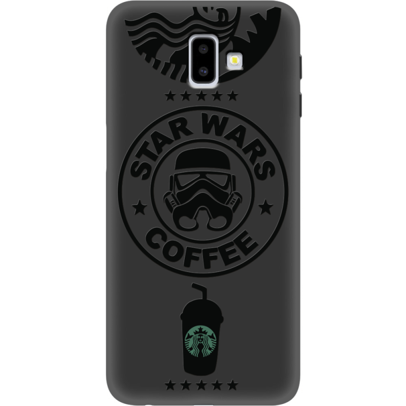 Черный чехол Uprint Samsung J610 Galaxy J6 Plus 2018 Dark Coffee