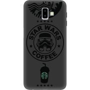 Черный чехол Uprint Samsung J610 Galaxy J6 Plus 2018 Dark Coffee