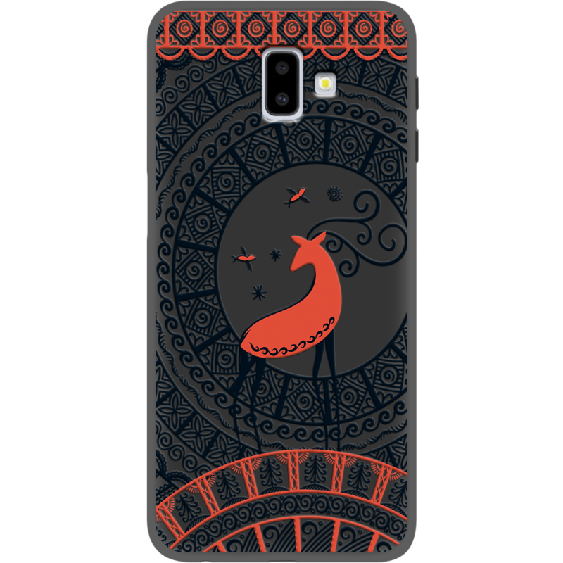 Черный чехол Uprint Samsung J610 Galaxy J6 Plus 2018 Ornament