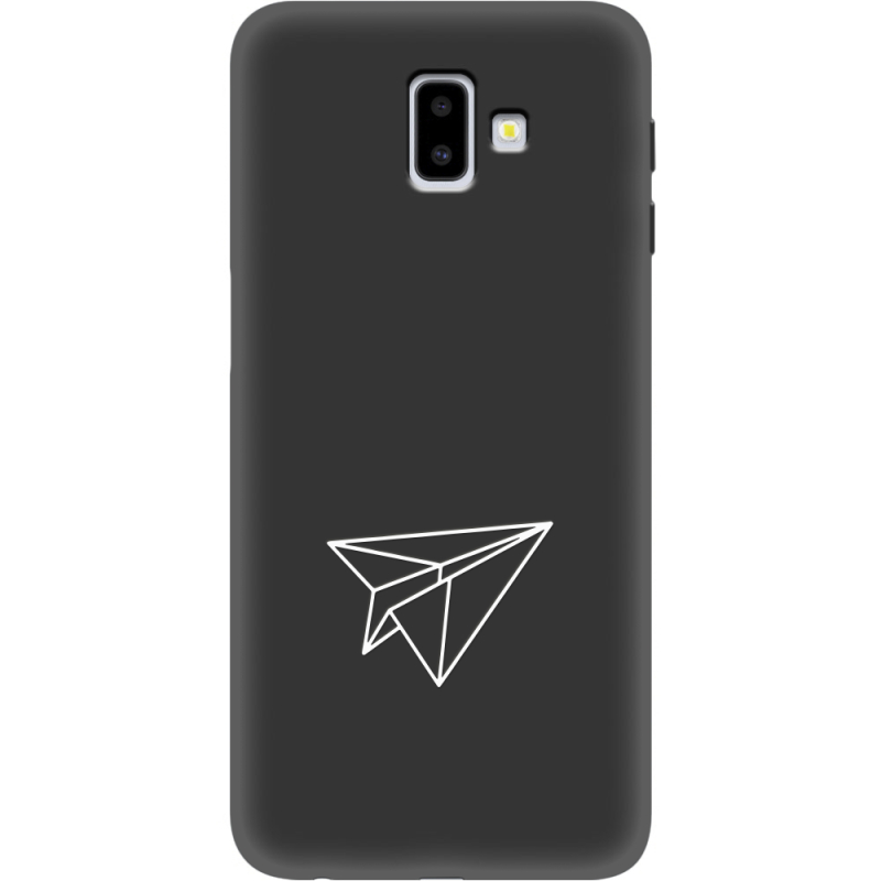 Черный чехол Uprint Samsung J610 Galaxy J6 Plus 2018 Paper Plane