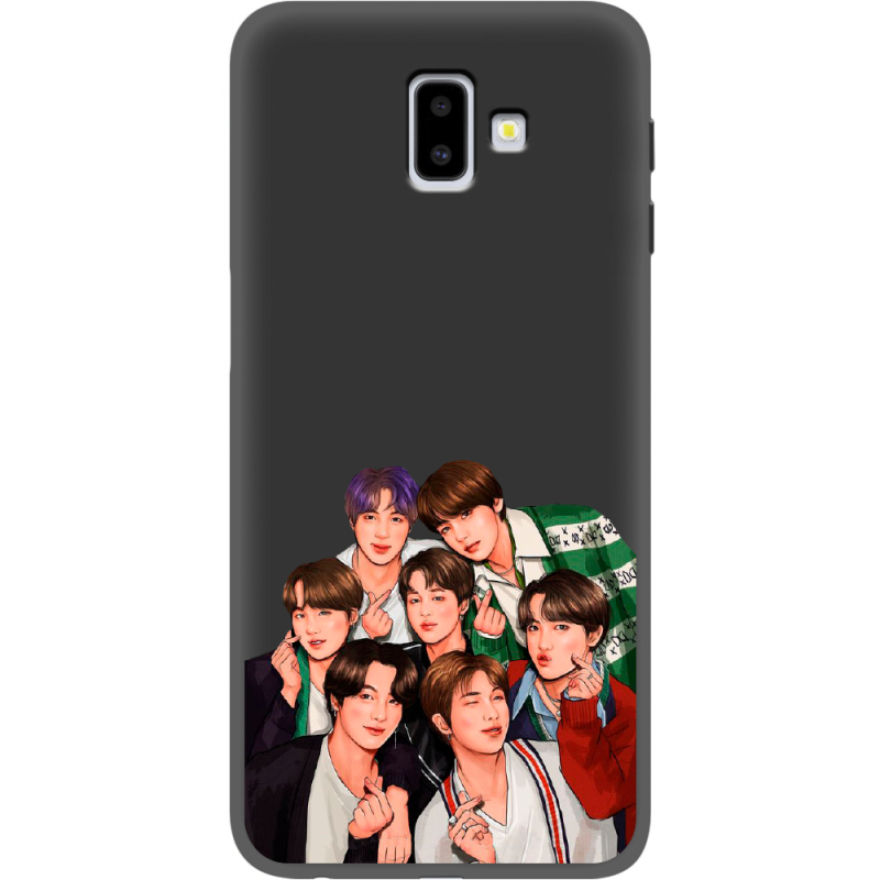 Черный чехол Uprint Samsung J610 Galaxy J6 Plus 2018 BTS