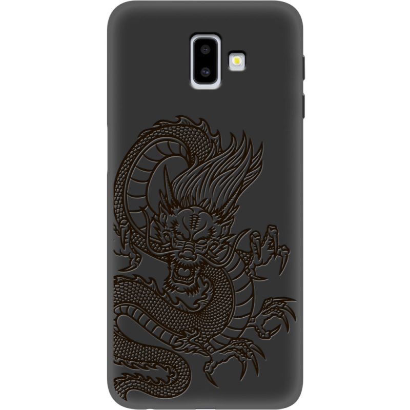 Черный чехол Uprint Samsung J610 Galaxy J6 Plus 2018 Chinese Dragon