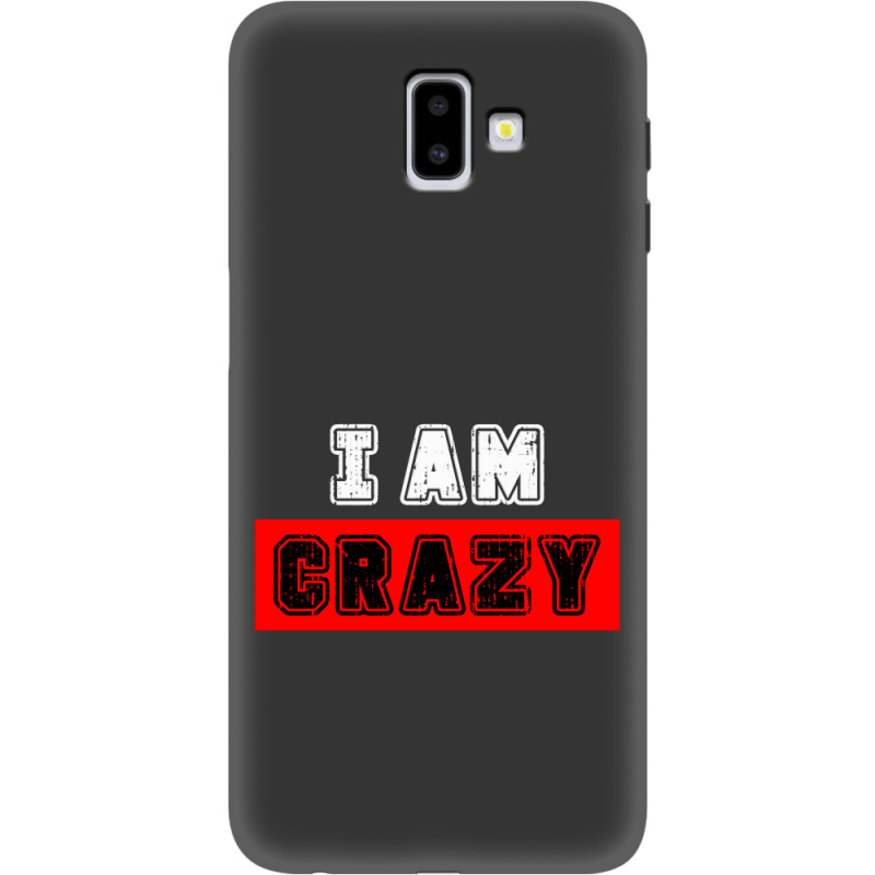 Черный чехол Uprint Samsung J610 Galaxy J6 Plus 2018 I'm Crazy