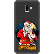 Черный чехол Uprint Samsung J610 Galaxy J6 Plus 2018 Cool Santa