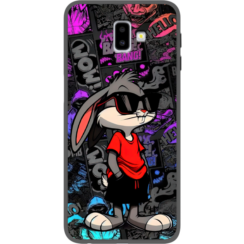 Черный чехол Uprint Samsung J610 Galaxy J6 Plus 2018 Малий вухань