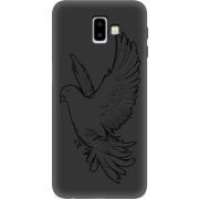Черный чехол Uprint Samsung J610 Galaxy J6 Plus 2018 Dove