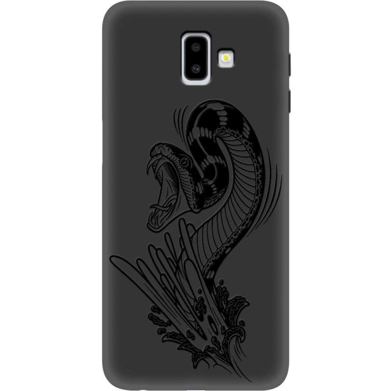 Черный чехол Uprint Samsung J610 Galaxy J6 Plus 2018 Snake