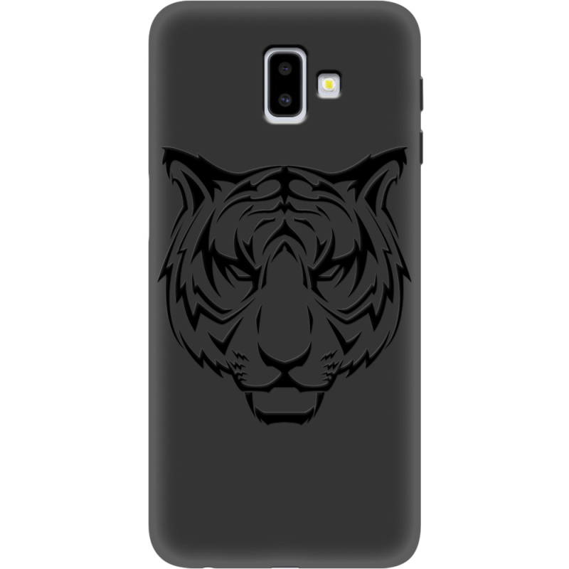 Черный чехол Uprint Samsung J610 Galaxy J6 Plus 2018 Tiger