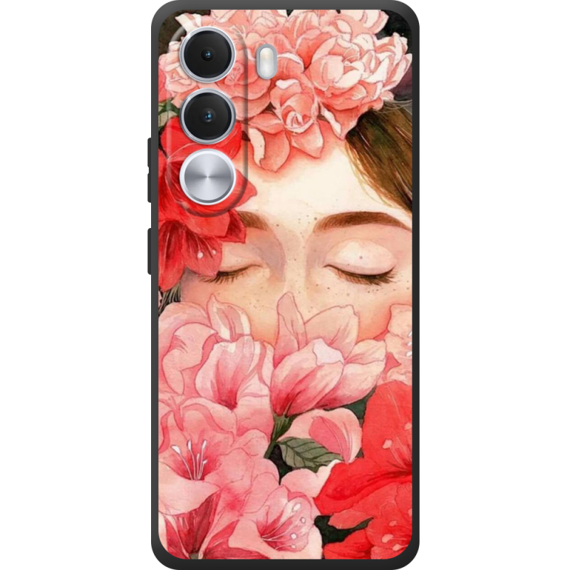 Чохол BoxFace Realme C100i Girl in Flowers