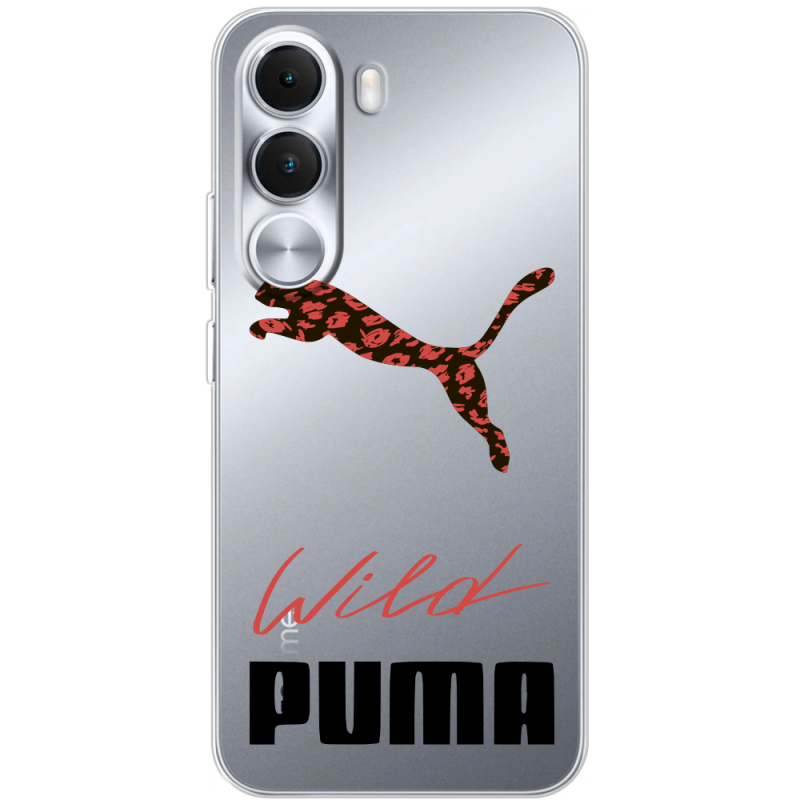Прозорий чохол BoxFace Realme C100i Wild Cat