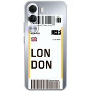 Прозорий чохол BoxFace Realme C100i Ticket London