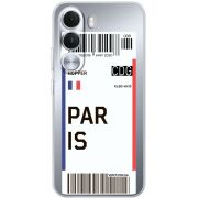 Прозорий чохол BoxFace Realme C100i Ticket Paris