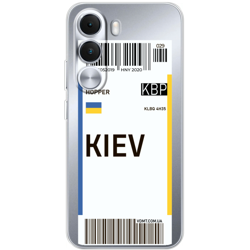 Прозорий чохол BoxFace Realme C100i Ticket Kiev