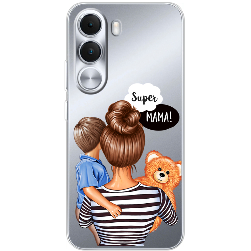Прозорий чохол BoxFace Realme C100i Super Mama and Son
