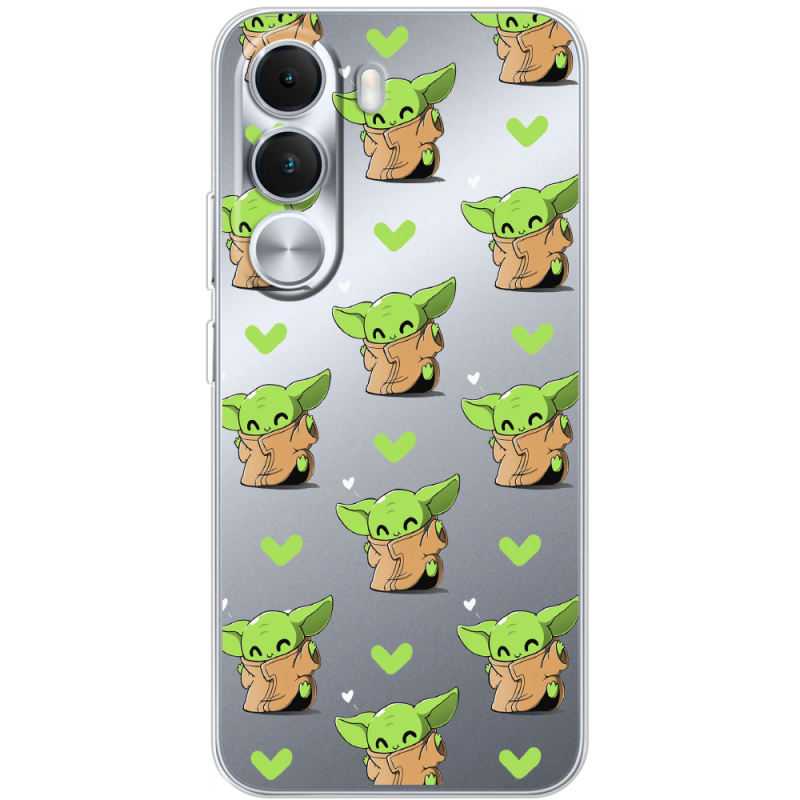 Прозорий чохол BoxFace Realme C100i Pattern Baby Yoda