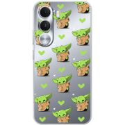 Прозорий чохол BoxFace Realme C100i Pattern Baby Yoda