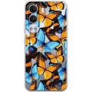 Прозорий чохол BoxFace Realme C100i Butterfly Morpho