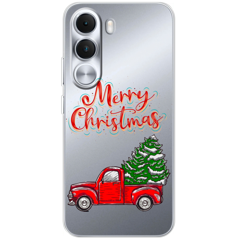 Прозорий чохол BoxFace Realme C100i Holiday Car