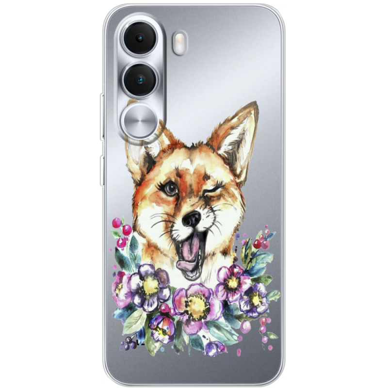 Прозорий чохол BoxFace Realme C100i Winking Fox
