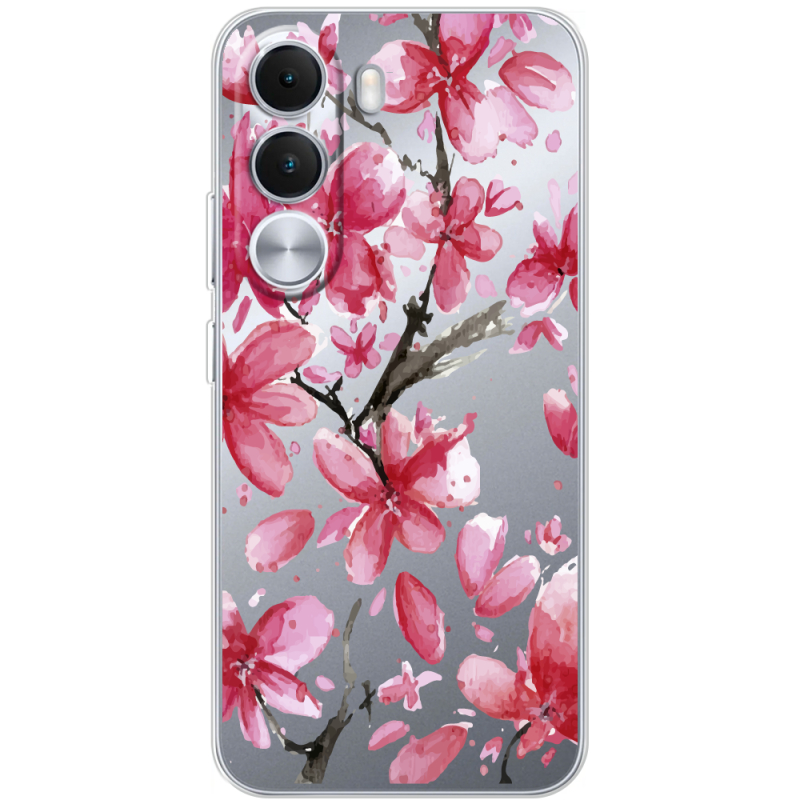 Прозорий чохол BoxFace Realme C100i Pink Magnolia