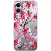 Прозорий чохол BoxFace Realme C100i Pink Magnolia
