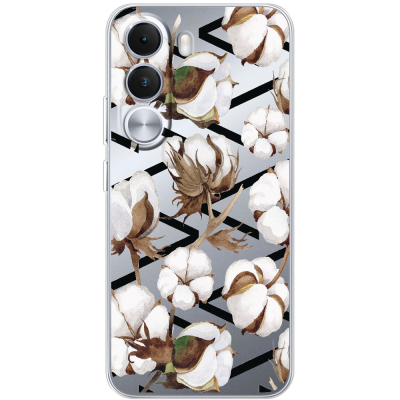Прозорий чохол BoxFace Realme C100i Cotton flowers