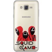 Прозрачный чехол Uprint Samsung J701 Galaxy J7 Neo Duos siquid game люди в красном