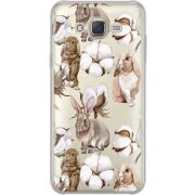 Прозрачный чехол Uprint Samsung J701 Galaxy J7 Neo Duos Cotton and Rabbits