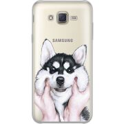 Прозрачный чехол Uprint Samsung J701 Galaxy J7 Neo Duos Husky