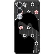 Чорний чохол BoxFace Realme C100i Flower Hair