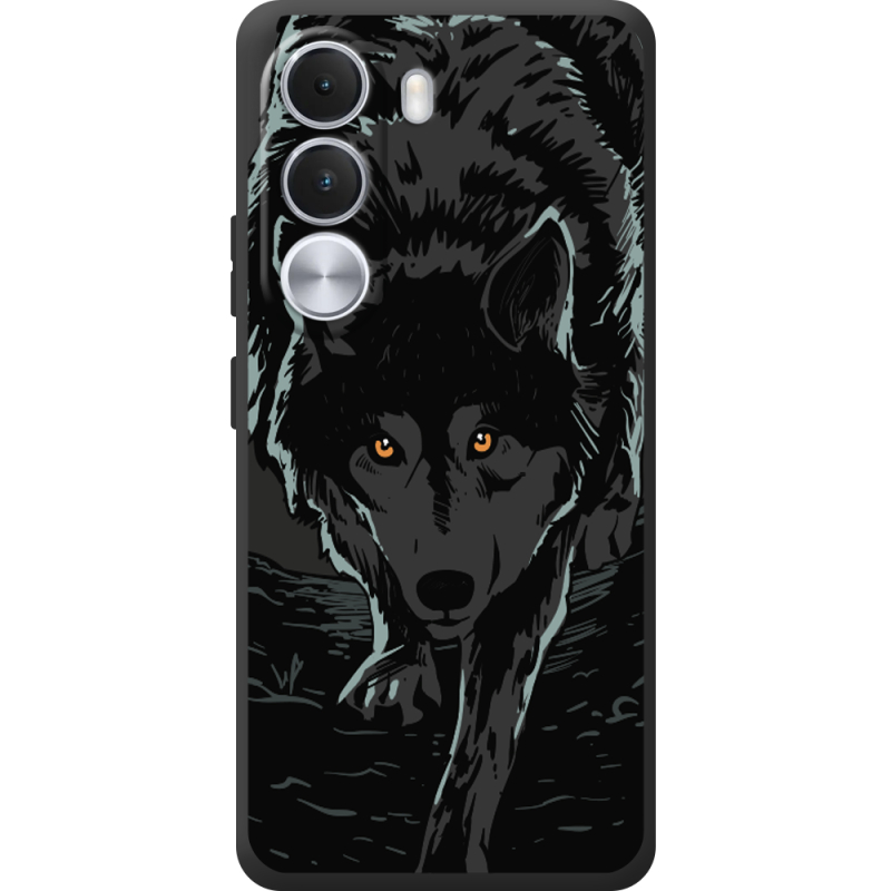 Чорний чохол BoxFace Realme C100i Wolf
