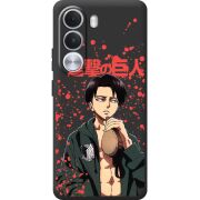Чорний чохол BoxFace Realme C100i Атака Титанов Леви