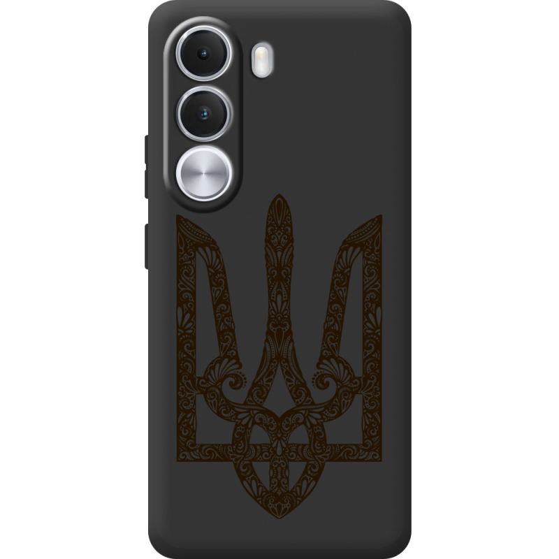 Чорний чохол BoxFace Realme C100i Ukrainian Trident