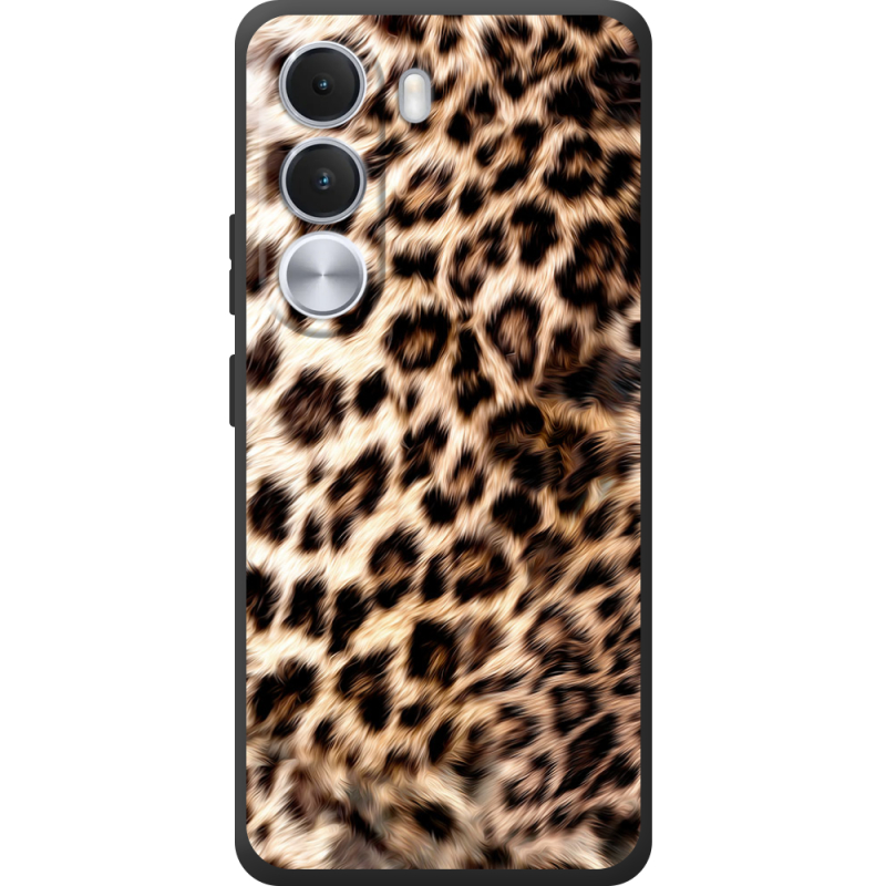 Чорний чохол BoxFace Realme C100i Леопардовий