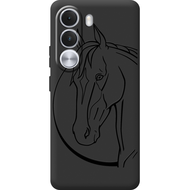 Чорний чохол BoxFace Realme C100i Horse
