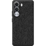 Чорний чохол BoxFace Realme C100i Leaves