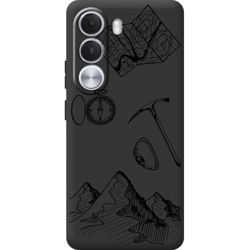 Чорний чохол BoxFace Realme C100i Mountains