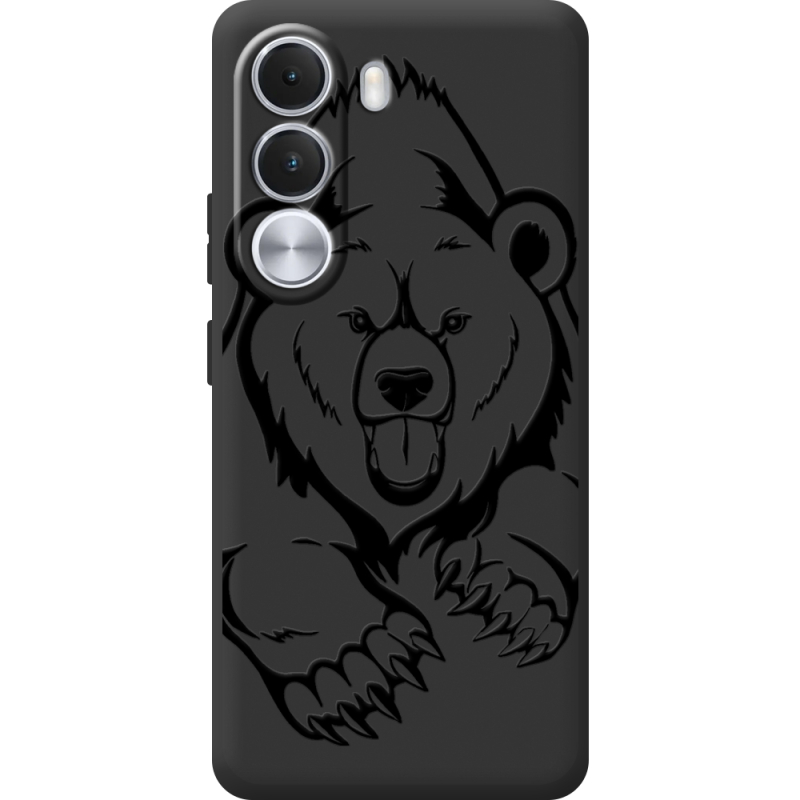 Чорний чохол BoxFace Realme C100i Grizzly Bear