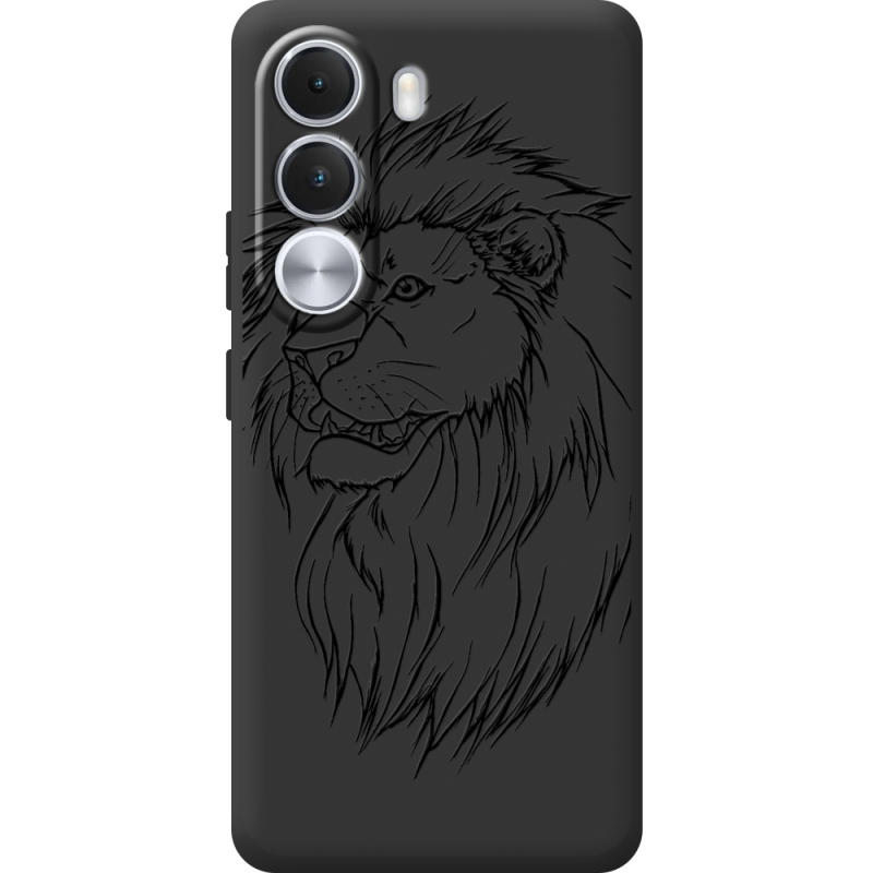 Чорний чохол BoxFace Realme C100i Lion