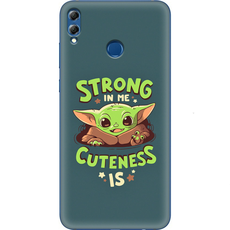 Чехол Uprint Honor 8x Max Strong in me Cuteness is