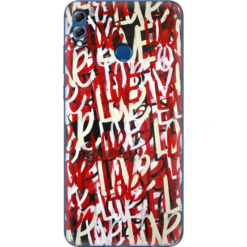 Чехол Uprint Honor 8x Max Love Graffiti