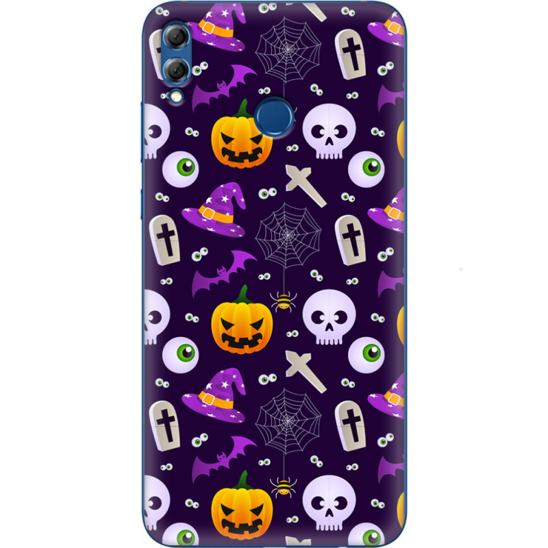 Чехол Uprint Honor 8x Max Halloween Purple Mood